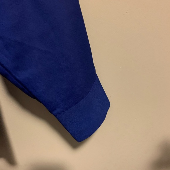 J. Crew Electric Blue Drapey Blouse - Picture 3 of 8